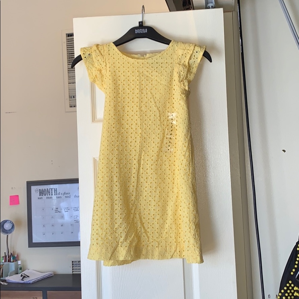 kids yellow summer dress